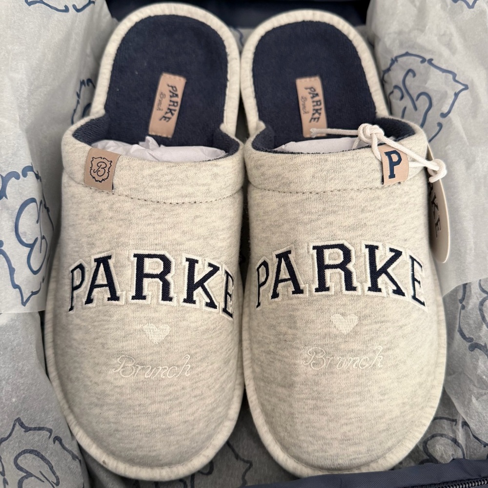 Parke Brunch slipper W6 NWT